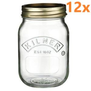 Kilner bocal de conservation en verre 500 ml (12 pièces) 